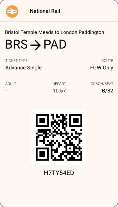 Google Wallet pass preview