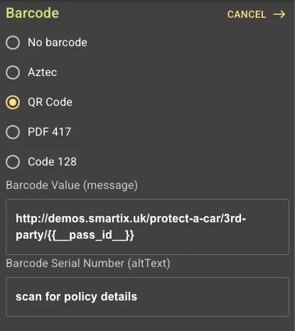 barcode editor