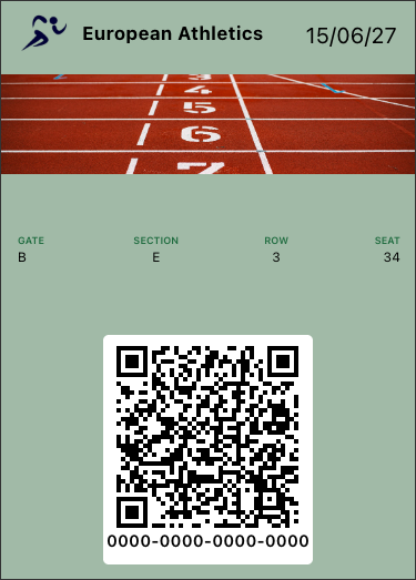 Apple Wallet pass preview