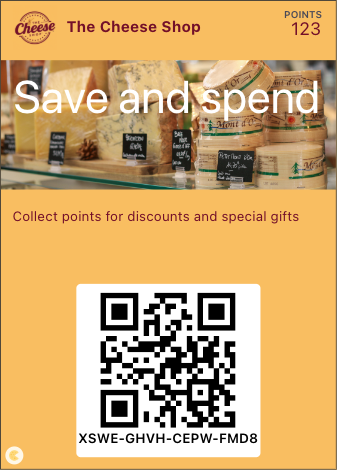 Apple Wallet pass preview