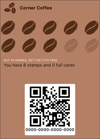 Apple Wallet pass preview