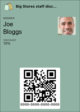 Apple Wallet pass preview