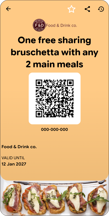 Google Wallet pass preview